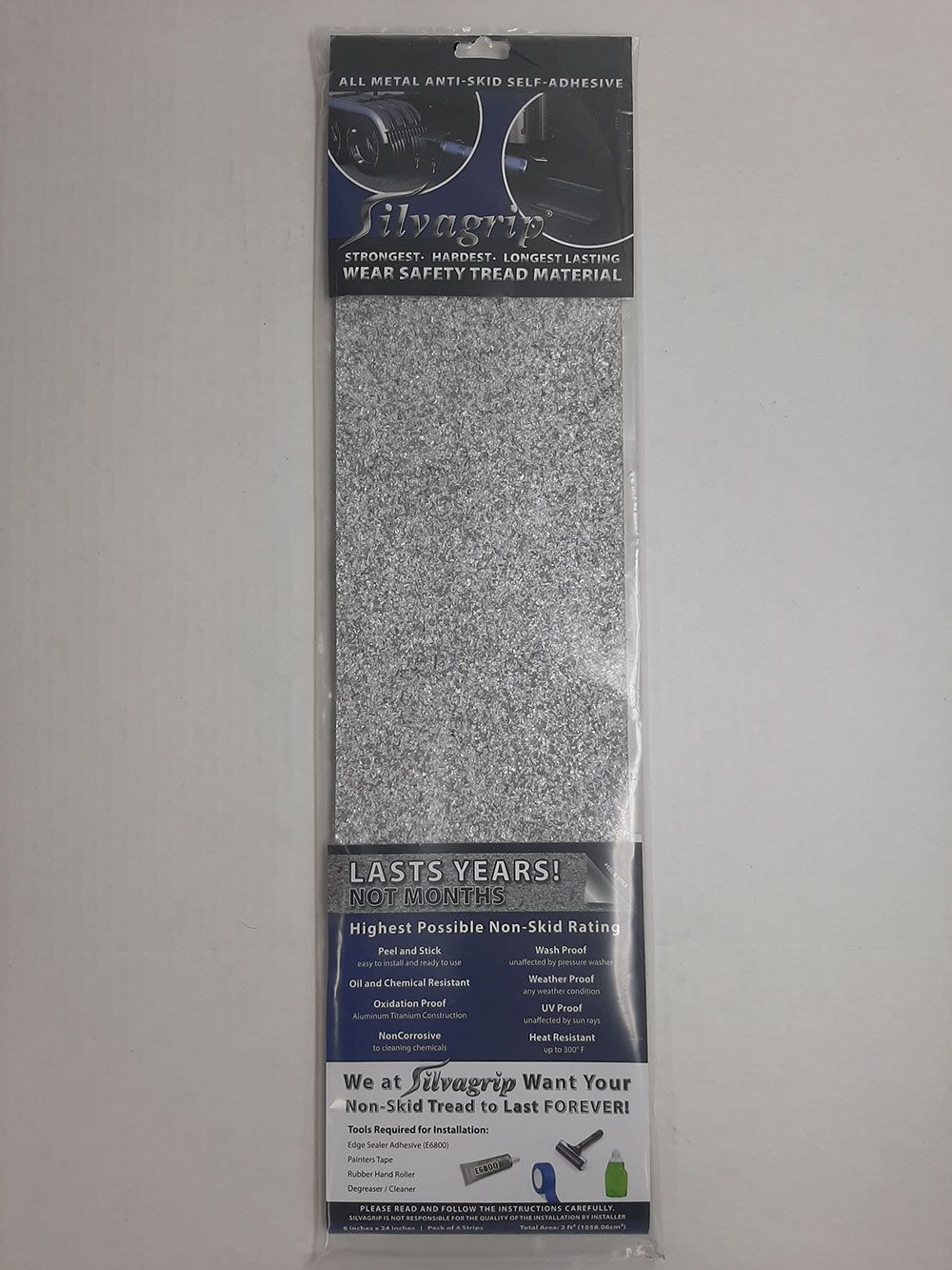 Pack of Silvagrip Non-Skid Surfacing